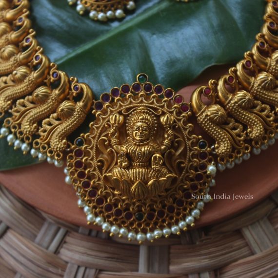 Bridal Traditional Lakshmi Necklace (2)
