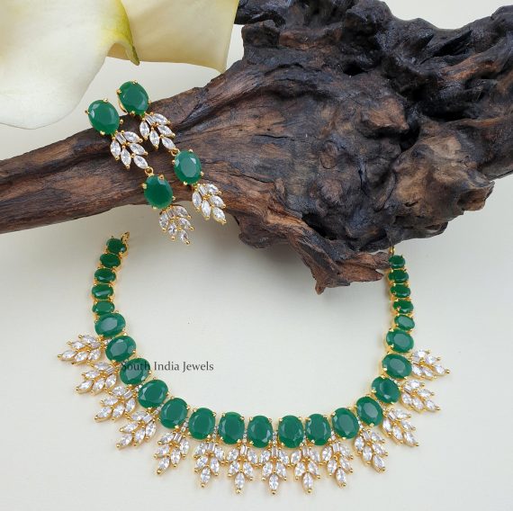 Gorgeous AD Stone Statement Necklace (2)