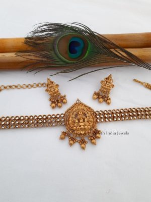 Gorgeous Lakshmi Pendant Choker (2)