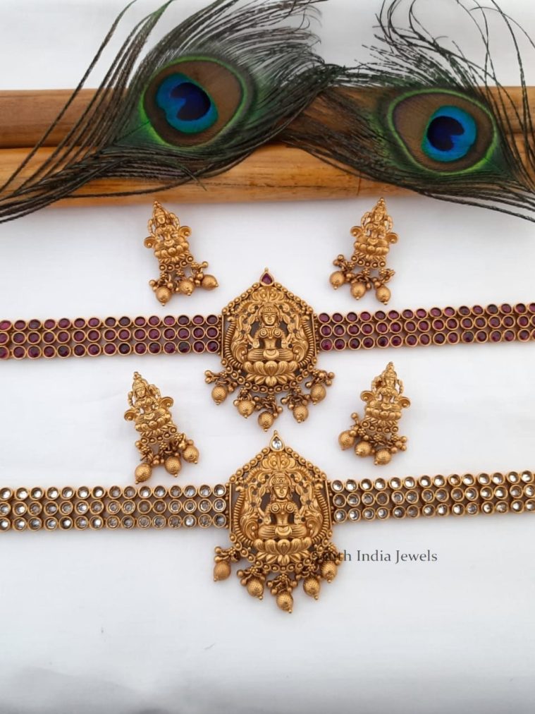 Gorgeous Lakshmi Pendant Choker