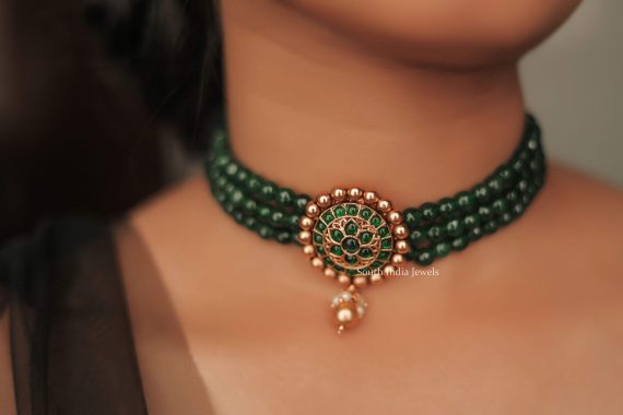 Traditional Emerald Beads Choker
