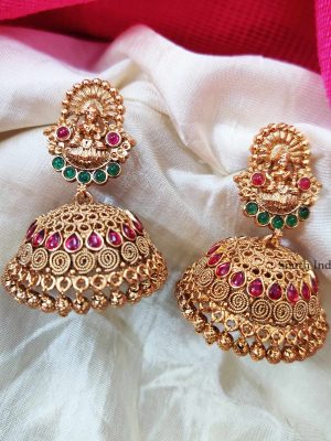 Traditional Lakshmi kemp Jhumka