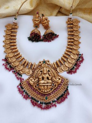 Traditional Temple Lakshmi Design Necklace