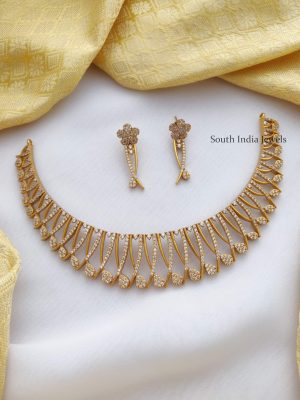 Trendy AD Stone Necklace