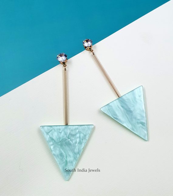 Trendy Triangle Dangler Earrings (6)