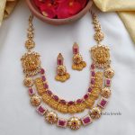 Trendy Two Layer Lakshmi Necklace