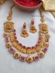 Trendy Two Layer Lakshmi Necklace