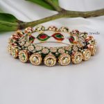 Beautiful Kundan Enamel Kada Bangle