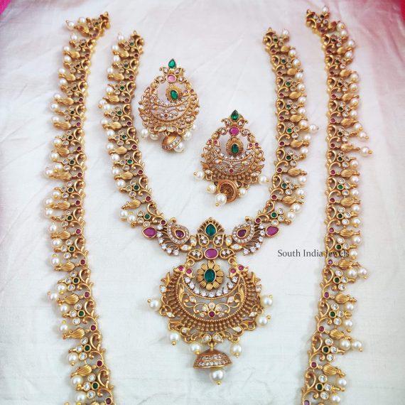 Chandbali Design Combo Set | Jewelry Sets - South India Jewels