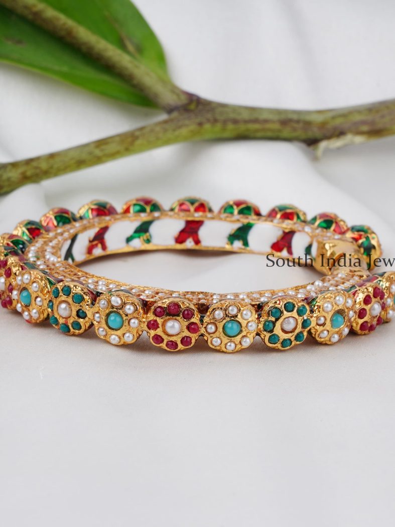 Elegant Multi Color Kada Bangle