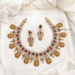 Gorgeous AD Stone Lakshmi Necklace