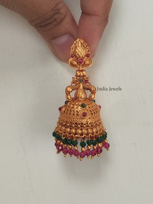 Gorgeous Double Layered Beads Jhumkas