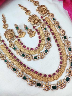 Gorgeous Lakshmi Coin Bridal Combo Set