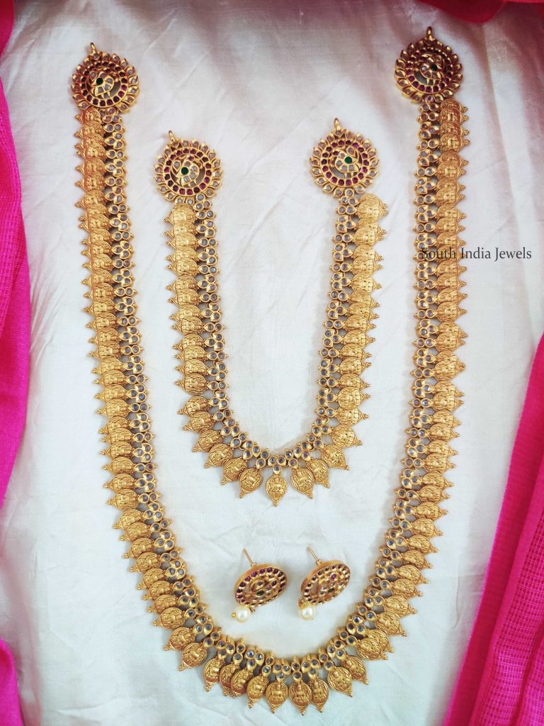 Lakshmi Coin Bridal Combo Set | Jewelry Set - South India Jewels