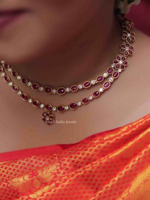 Simple Floral Kemp Necklace (2)