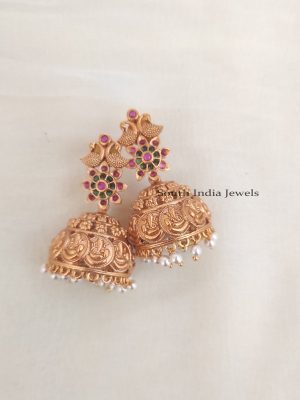 Traditional Ganesha Design Jhumkas