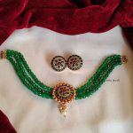 Traditional Green Beads Choker