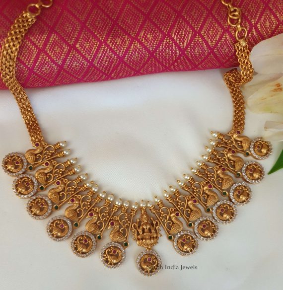Amazing Lakshmi Matte Finish Necklace (3)