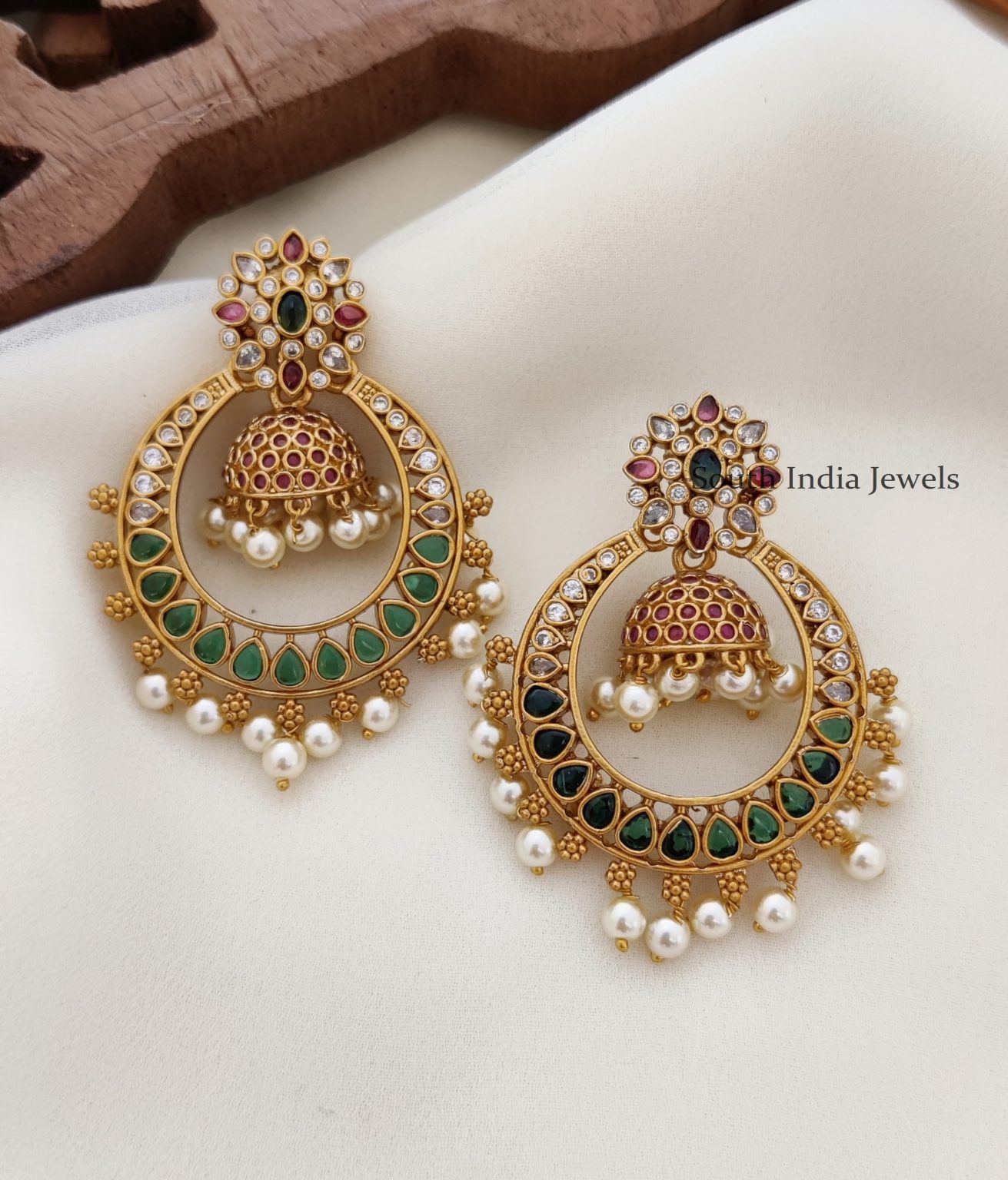 Chandbali Earrings | Earrings Collections - South India Jewels