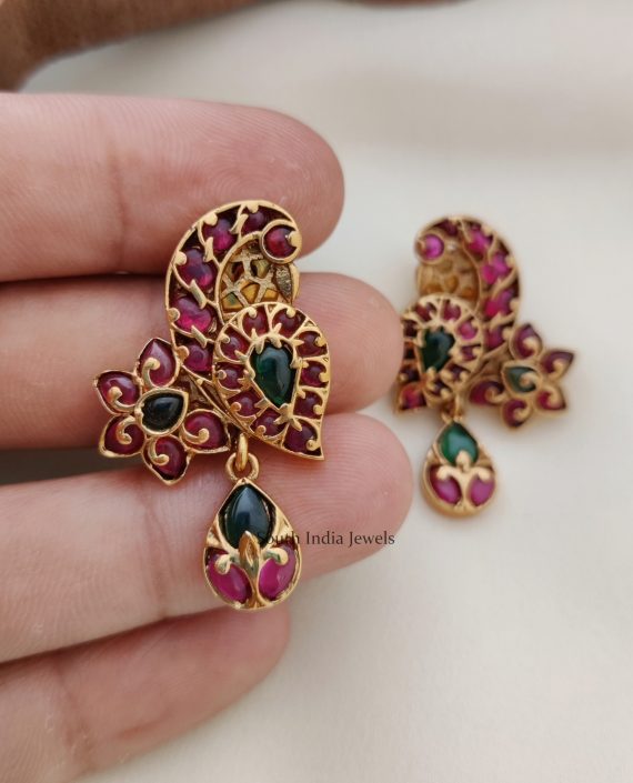 Elegant Kemp Peacock Design Earrings