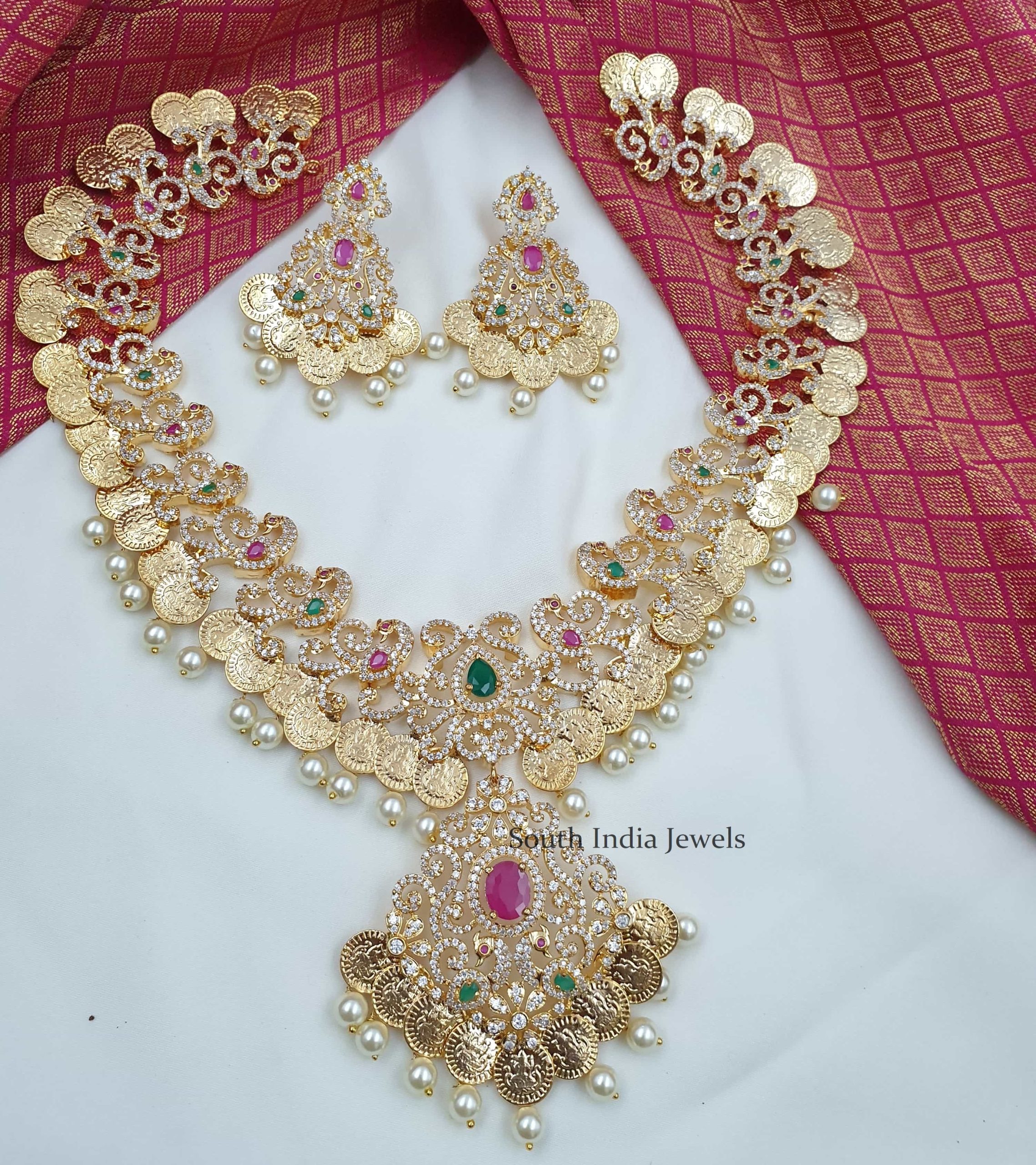 Gorgeous Lakshmi Kaasu Necklace