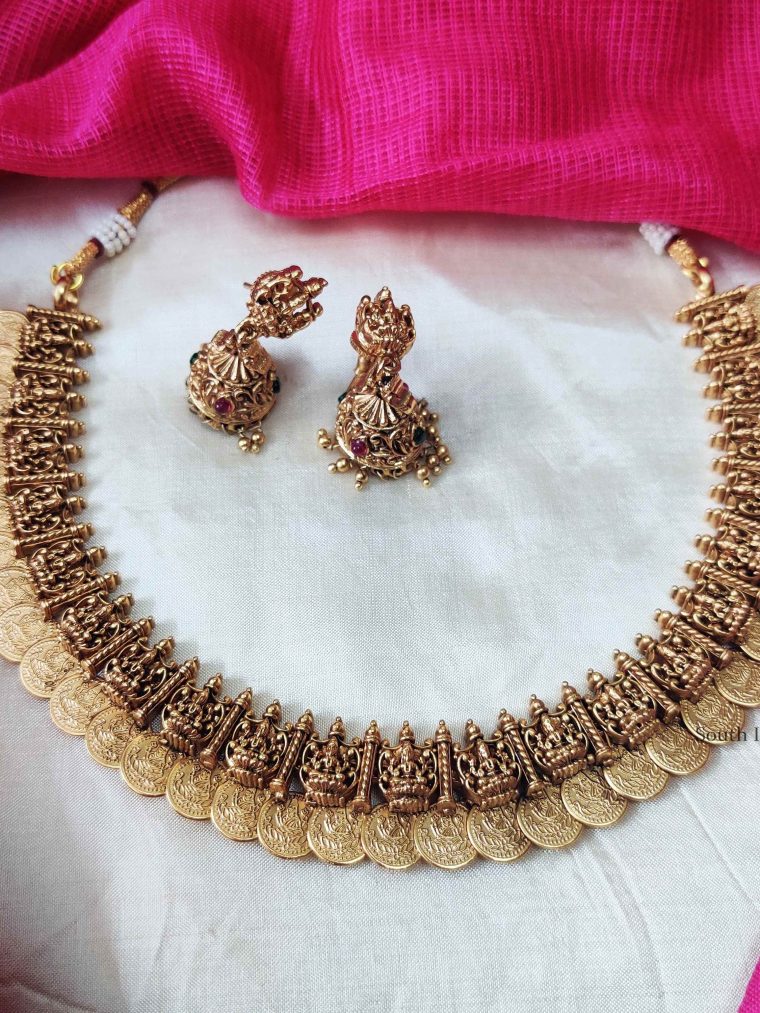 Grand Bridal Lakshmi Coin Necklace (2)