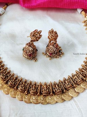 Grand Bridal Lakshmi Coin Necklace (2)