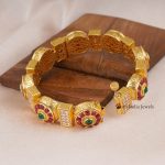 Grand Ruby & Kundan Kada Bangle