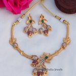 Rose Design Necklace Set