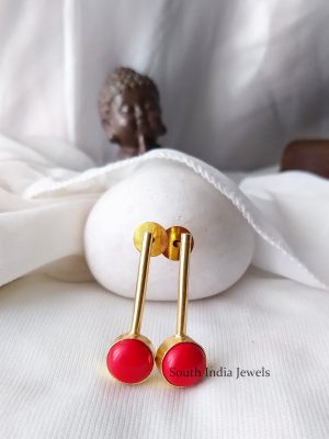 Simple Ladle Designer Earrings