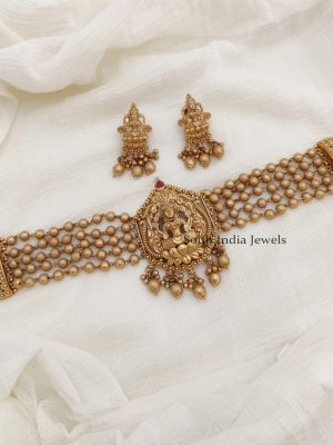 Stylish Matte Finish Lakshmi Choker