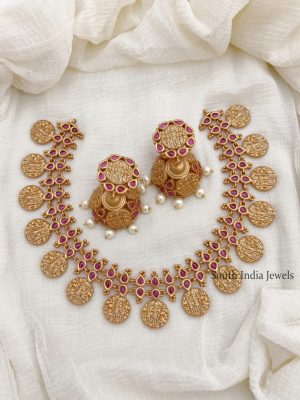 Traditional Ram Parivar Kemp Necklace