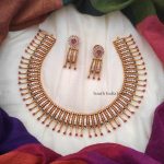 Unique CZ Mallu Design Necklace