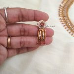 Unique CZ Mallu Design Necklace