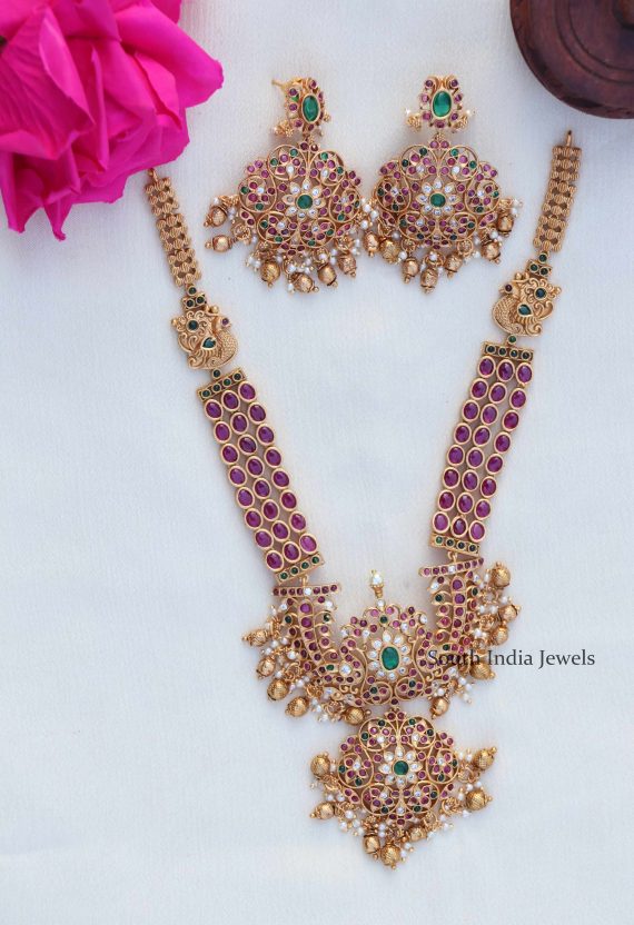 Classical Ruby Necklace Set