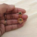 Beautiful-Lakshmi-Choker-With-Red-and-Green-Stones-01