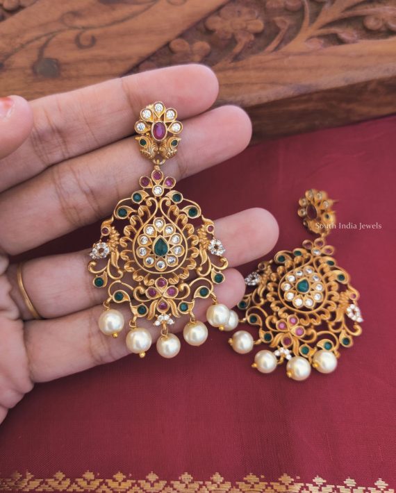 Bridal Peacock Design Earrings (2)