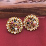 Classic Navarathna Ear Stud Earrings