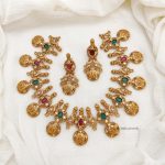 Classic Ram Parivar AD Stone Necklace (2)