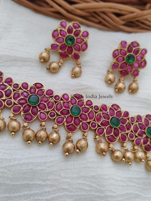 Classical Flower Design Kemp Choker