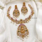 Glamorous Lakshmi Design AD Stone Necklace