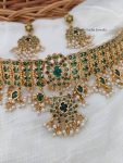 Gorgeous Bridal Green Choker Set