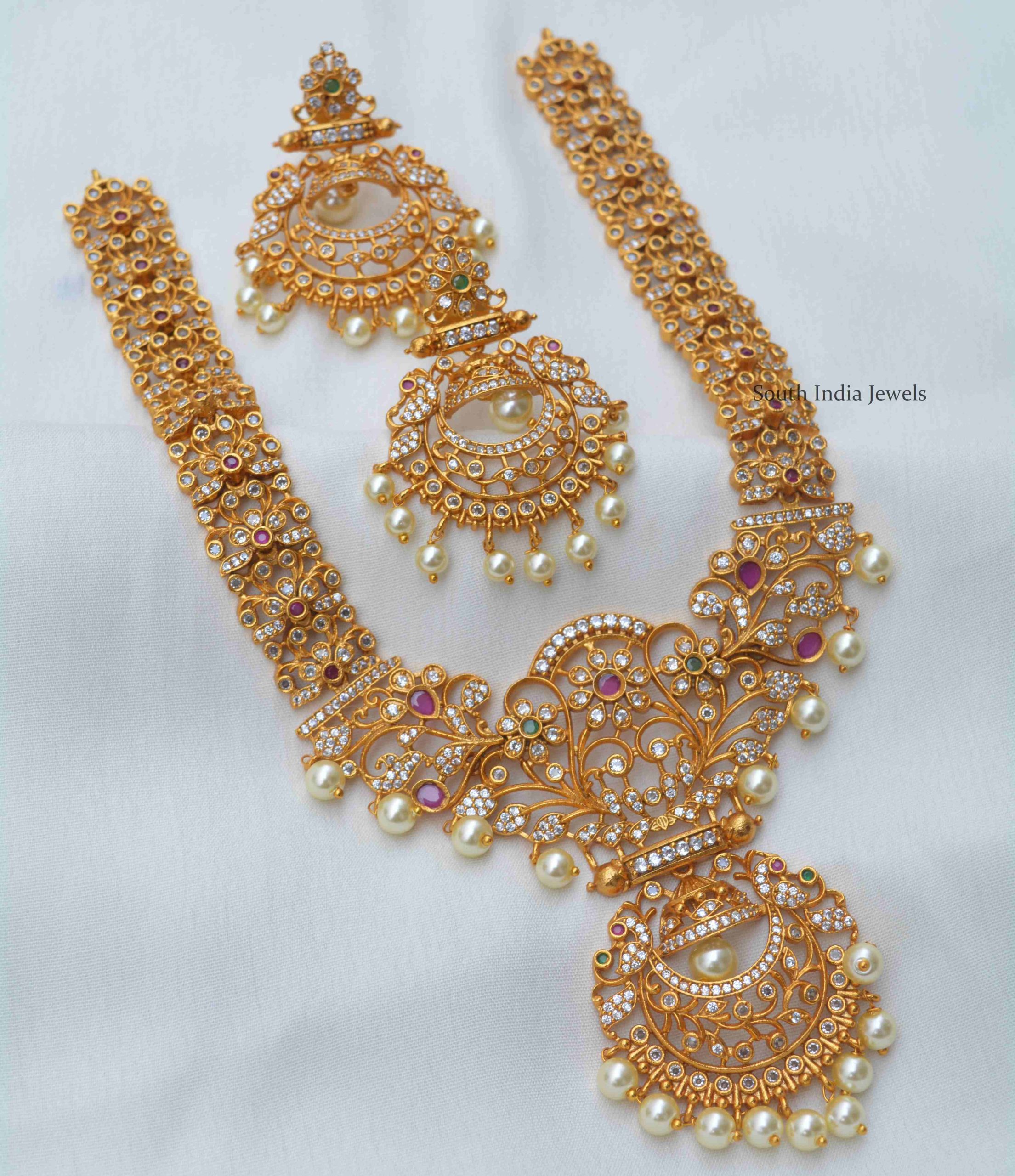 Grand Bridal Imitation Necklace Set
