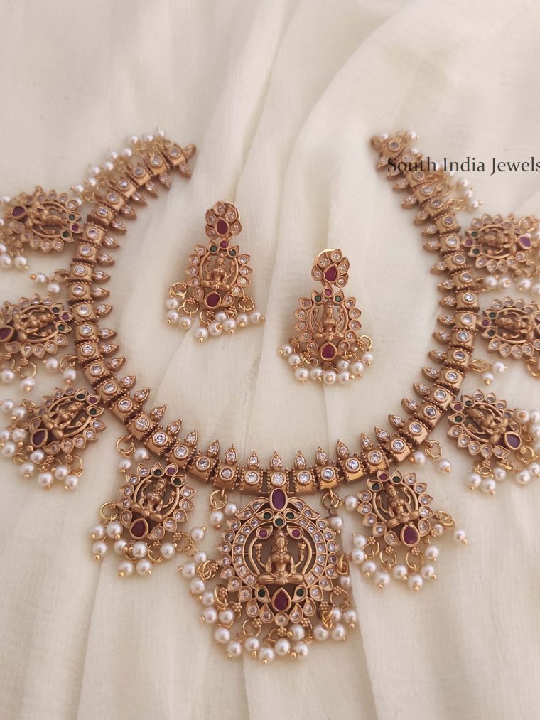 Traditional Lakshmi Guttapusalu Necklace