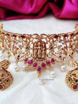 Ram Parivar & Floral Design Choker (2)