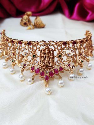 Ram Parivar & Floral Design Choker