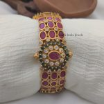 Ruby & Green AD Stone Bangles (2)