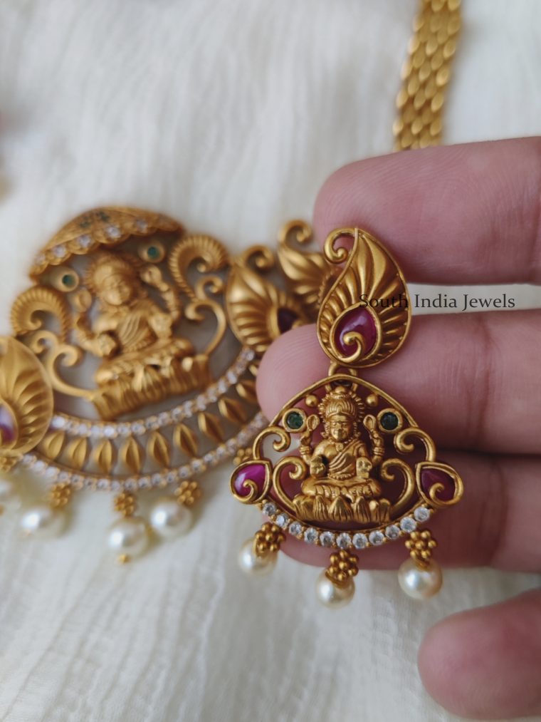 Design Lakshmi Choker Set | Choker Set - South India Jewels