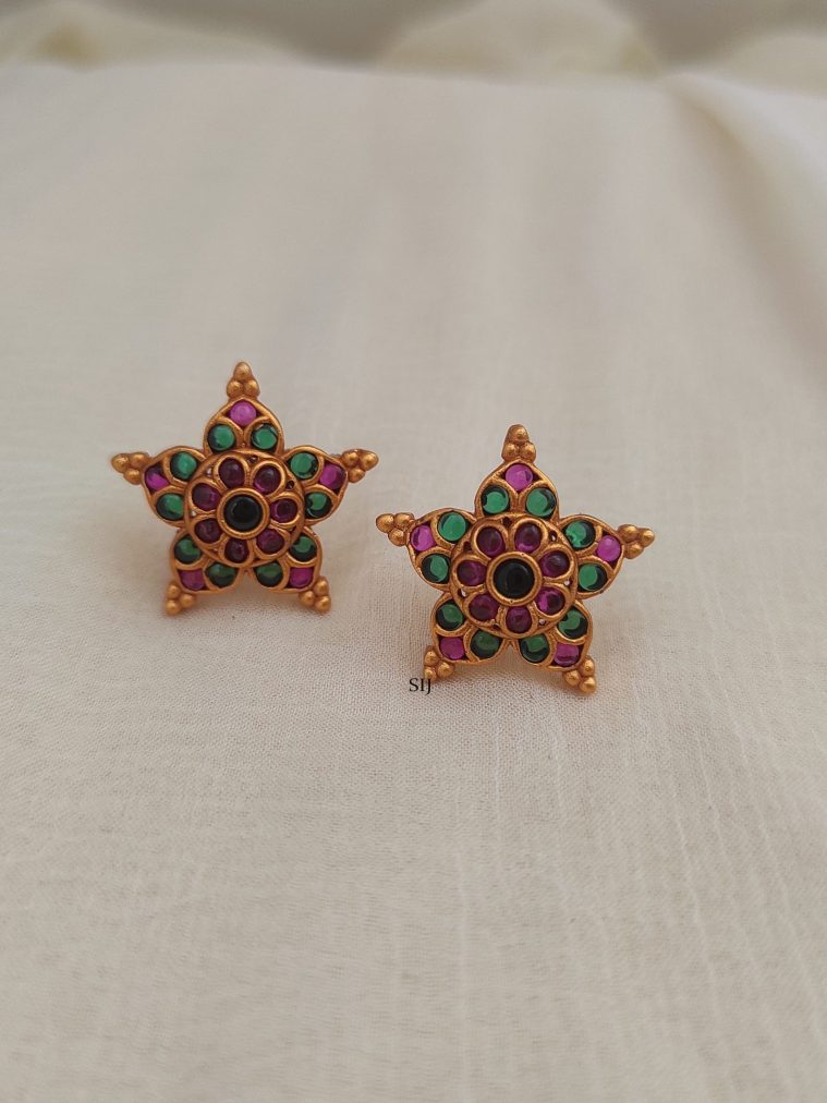 Star Design Kemp Stud Earrings