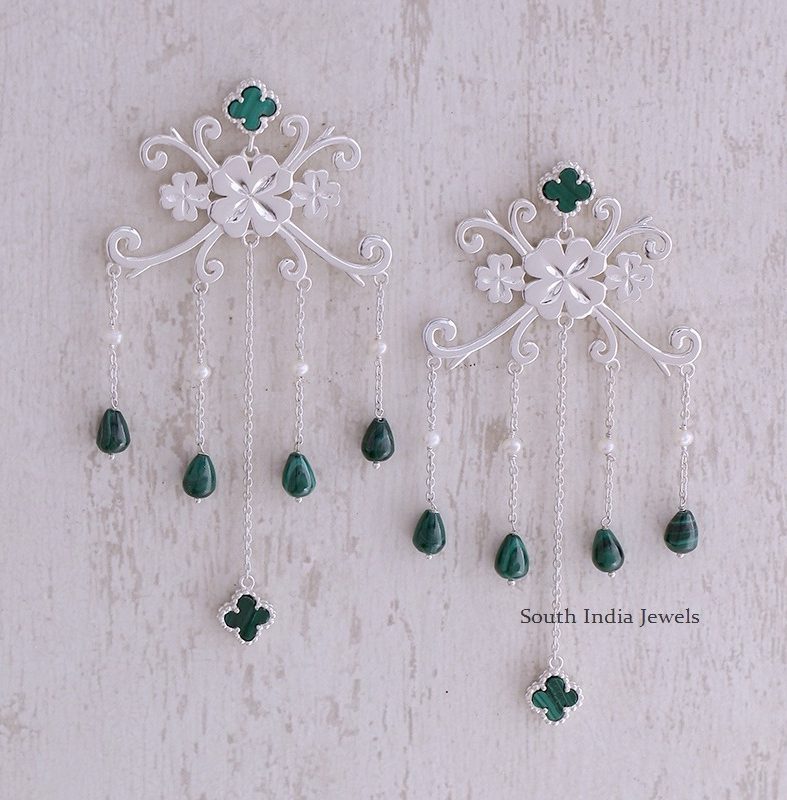 4Leaf Clover Chandelier Earrings